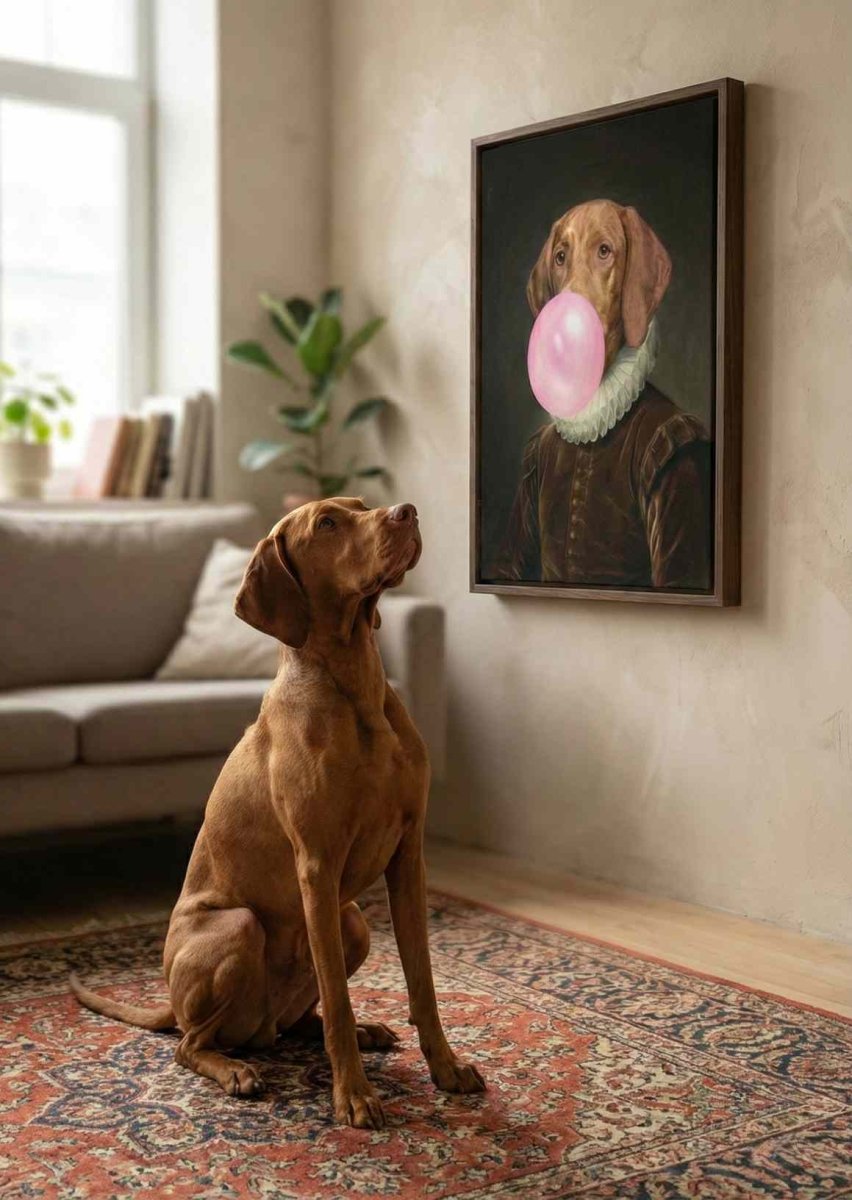 The Bubblegum Duke - Renaissance Wandbild - Kuratier