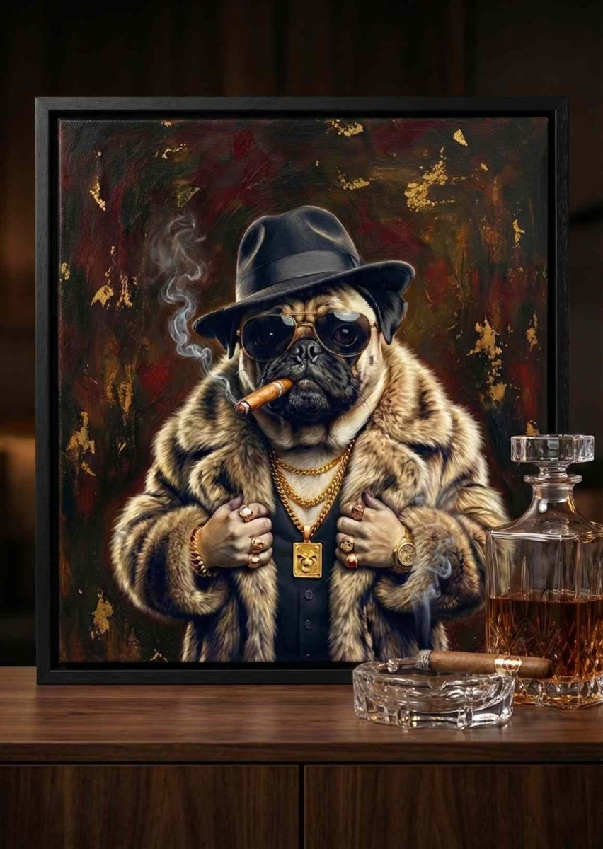 The Notorious - Gangster Pet Portrait - Kuratier