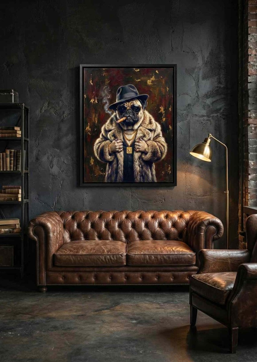 The Notorious - Gangster Pet Portrait - Kuratier