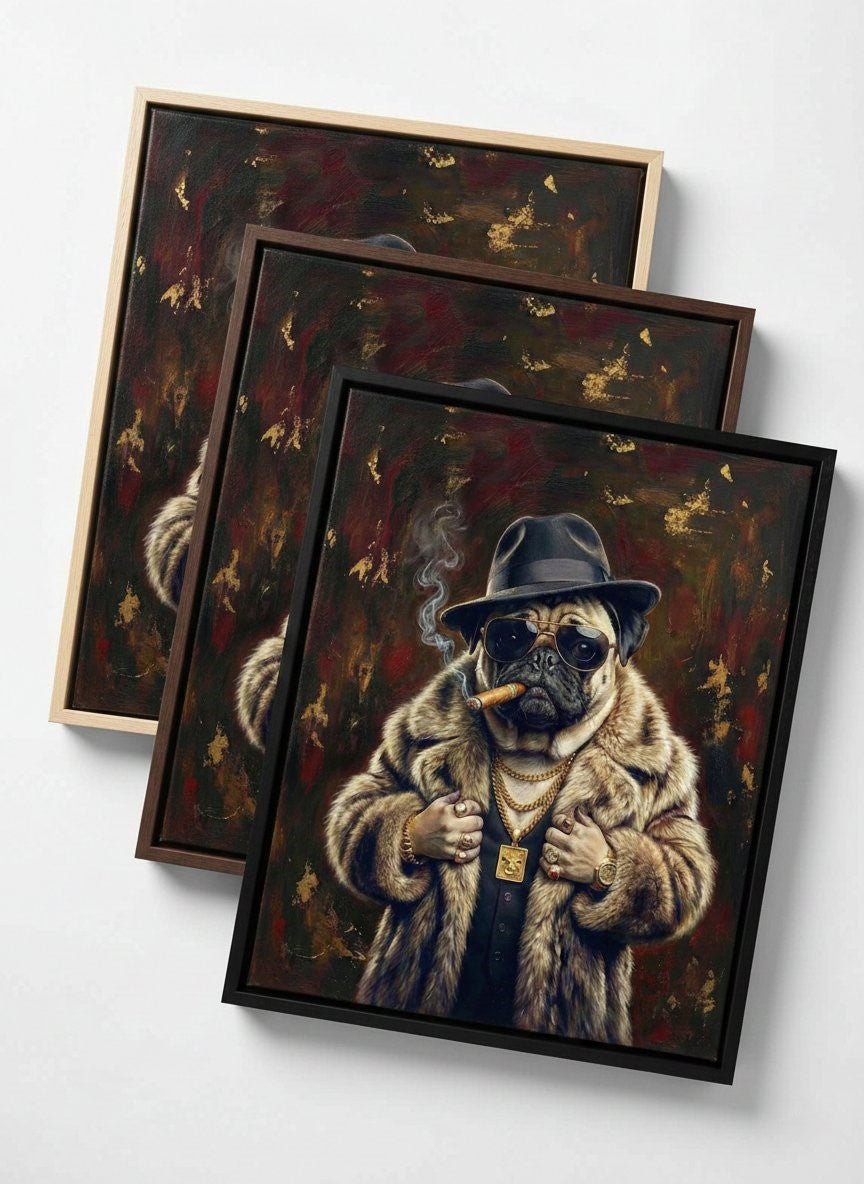 The Notorious - Gangster Pet Portrait - Kuratier