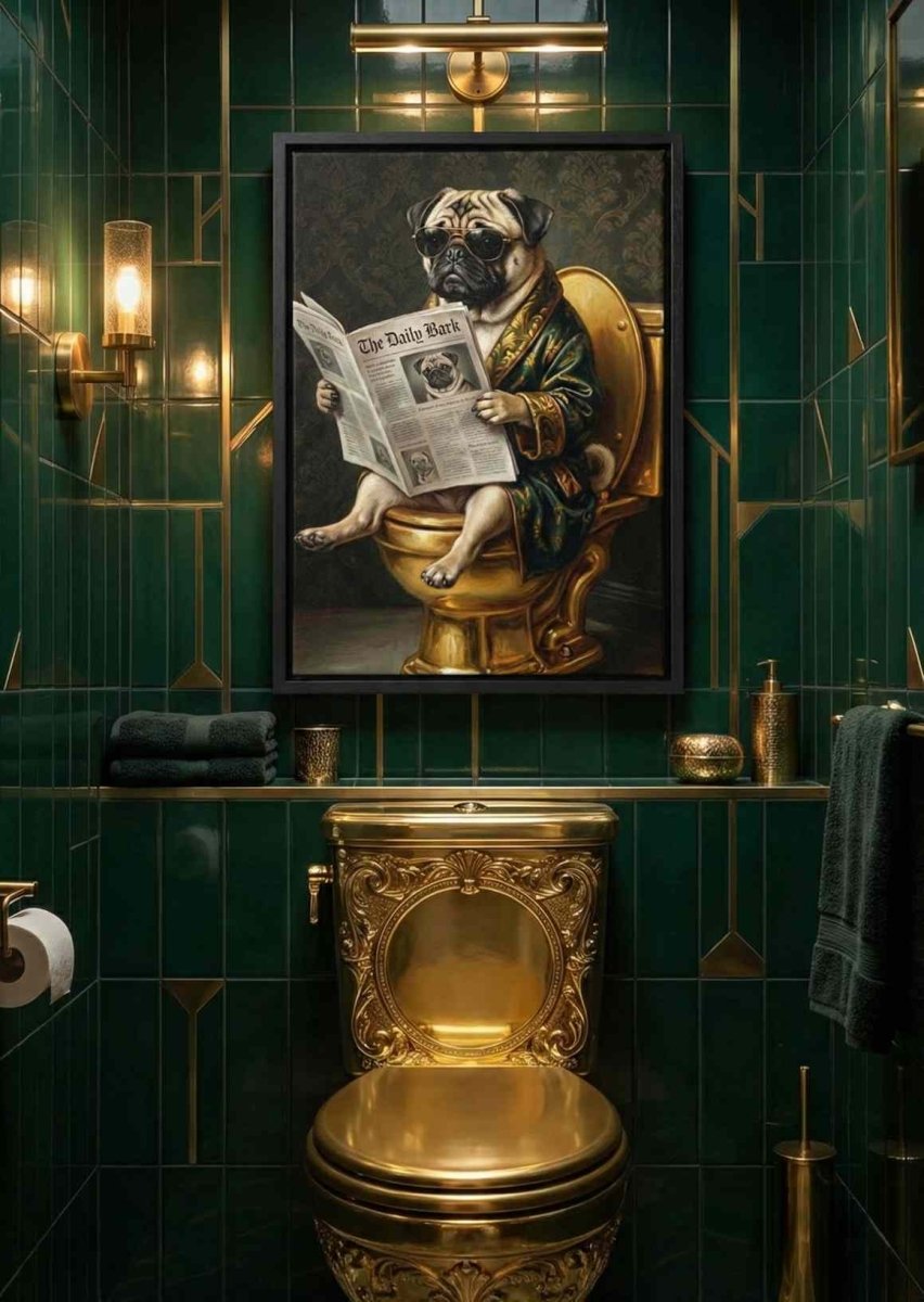 The Throne Room - Zeitung & Gold - Kuratier